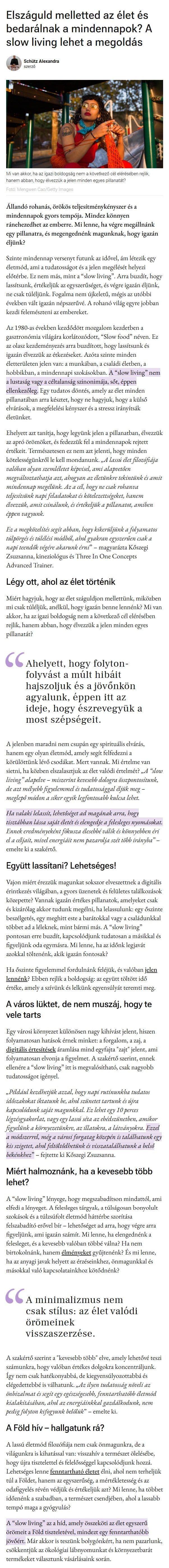 Elszáguld melletted az élet és bedarálnak a mindennapok?
