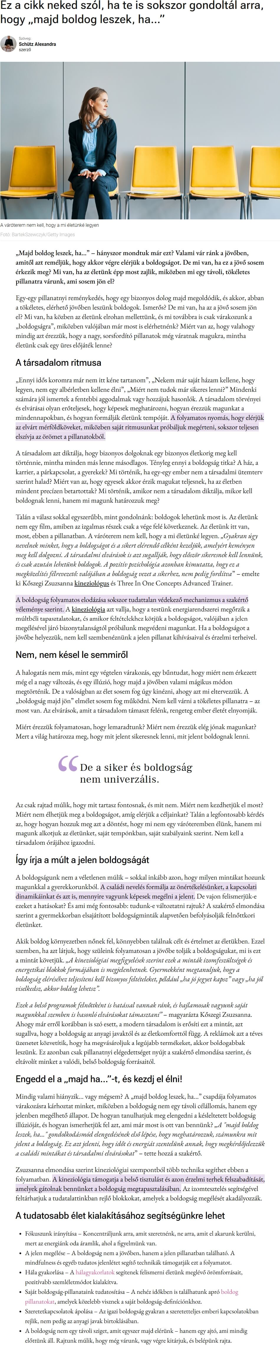 Ez a cikk neked szól, ha te is sokszor gondoltál arra, hogy majd boldog leszek, ha…