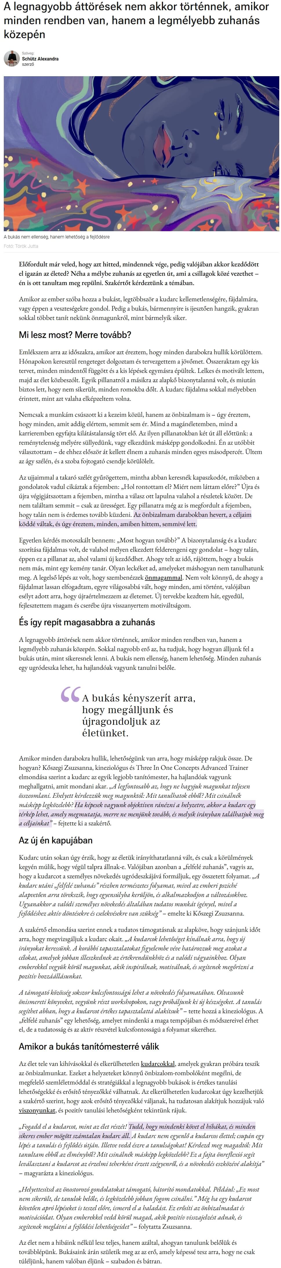 Így lett a bukás életem legjobb döntése