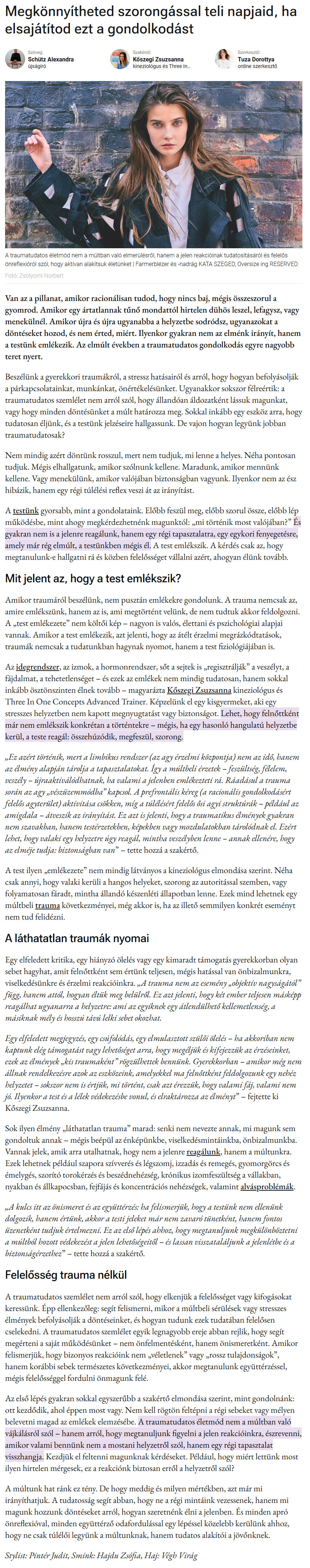 Megkönnyítheted szorongással teli napjaid, ha elsajátítod ezt a gondolkodást
