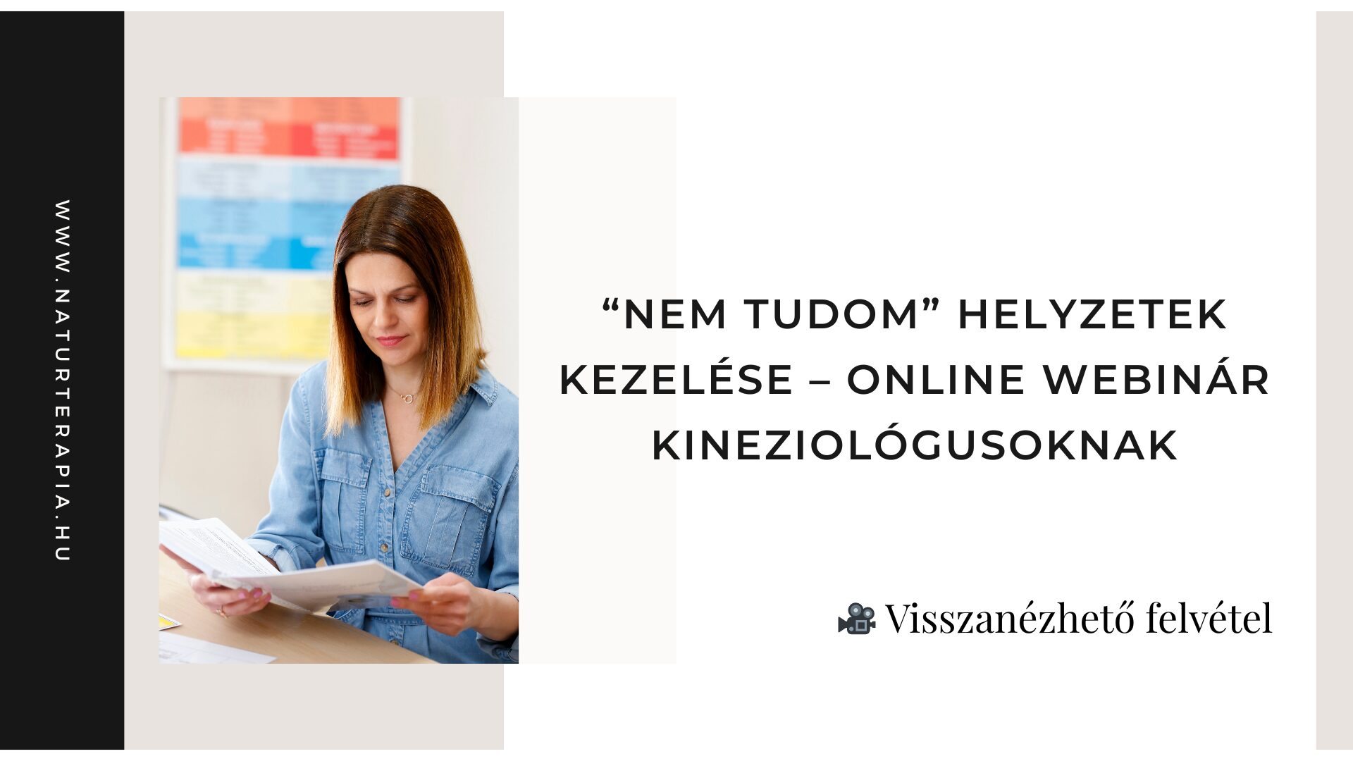 Kineziológusoknak szóló webinár: a "nem tudom" helyzetek kezelése – visszanézhető felvétel.