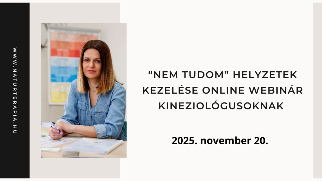 Nem tudom helyzetek kezelese online kineziologus webinar