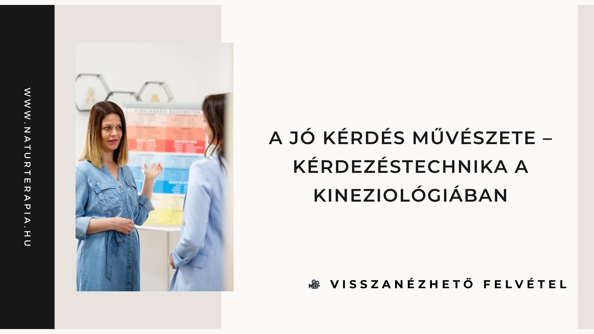 A jó kérdés művészete – online kineziológia webinár visszanézhető felvétel